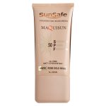 ضد آفتاب کرم پودری SPF50 سان سیف شماره NW20 بژ رز گلد 40 میلی لیتر _ sunsafe