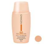 ضد آفتاب رنگی ژیناژن مخصوص پوست چرب با spf50 شماره3 – GINAGEN