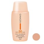 ضد آفتاب رنگی مخصوص پوست چرب با spf50 شماره2 ژیناژن – GINAGEN