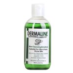 محلول پاک کننده پوست چرب درمالاین حجم 250 میلی لیتر _ Dermaline _