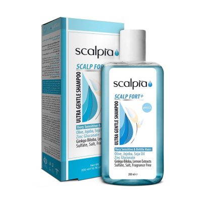 شامپو مناسب برای موهای بسیار حساس و شکننده اسکالپیا _ Scalpia