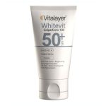 ضد آفتاب بی رنگ ضد لک وایت ویت با +SPF50 ویتالیر- vitalier